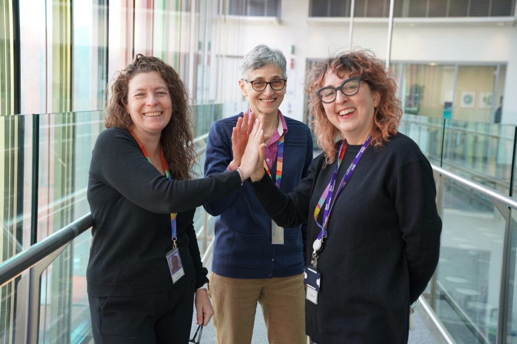 Left to Right: Dr Dominique Bonnet, Dr Ilaria Malanchi and Professor Francesca Ciccarelli